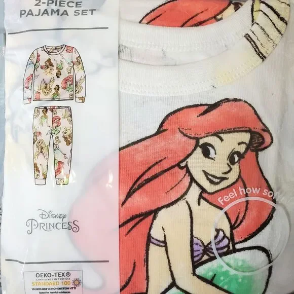 Girls Set of 5 Cotton 2 Piece Snug Fit Pajama Sets Toddler 2T NEW - Picture 6 of 9